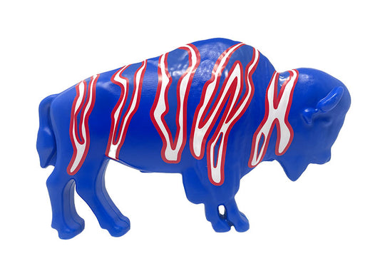 The Original Buffalo Zebra Lawn Ornament (Blue)