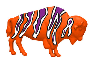 The Original Buffalo Lacrosse Zebra Lawn Ornament (Orange) – GO