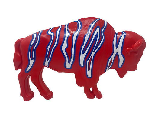 The Original Buffalo Zebra Lawn Ornament (Red)