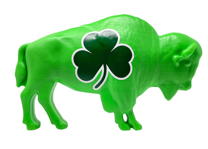 The Original Green Buffalo Lawn Ornament (Irish Two)