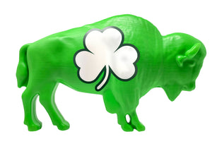 The Original Green Buffalo Lawn Ornament (Irish Three)