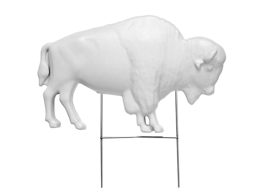 The Original White Buffalo Lawn Ornament