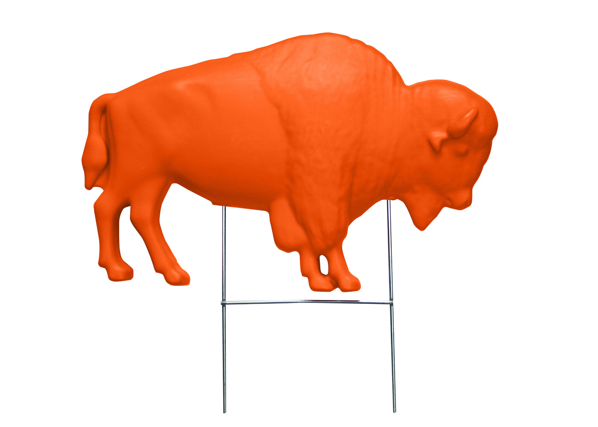 The Original Orange Buffalo Lawn Ornament