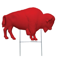 Load image into Gallery viewer, The Original Red Buffalo Lawn Ornament on Stake